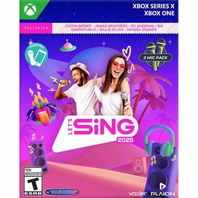 Deep Silver Let's Sing 2025 (2 mic bundle) (Xbox Series X)