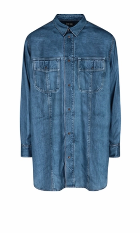 Diesel C-Eja Denim Shirt Dress