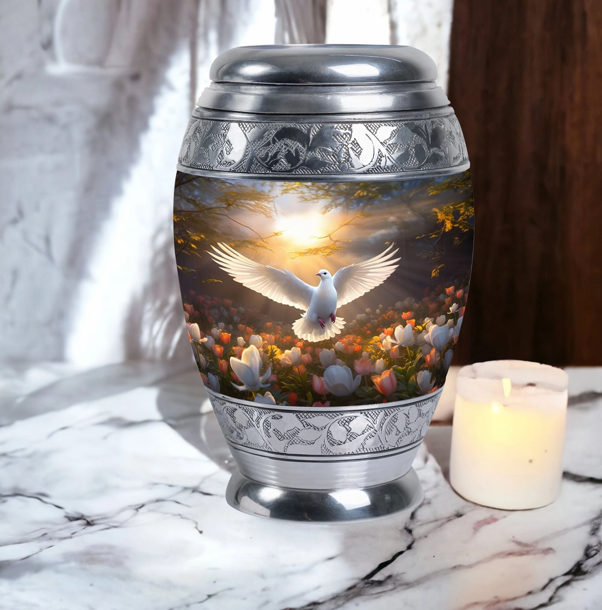 Dove Memorial Tribute: Cremation Urn for Honouring Loved Ones