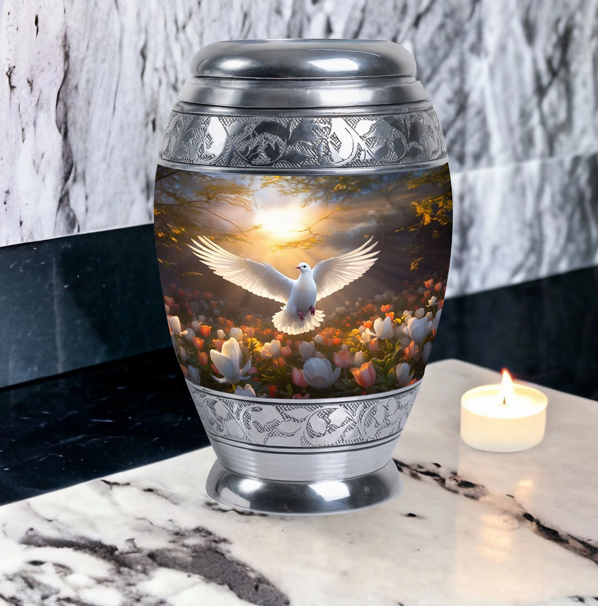 Dove Memorial Tribute: Cremation Urn for Honouring Loved Ones