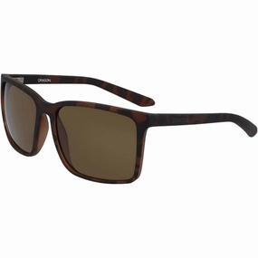 Dragon Men's Sunglasses - Matte Tortoise Square Frame Bronze Lens | DR MONTAGE 246