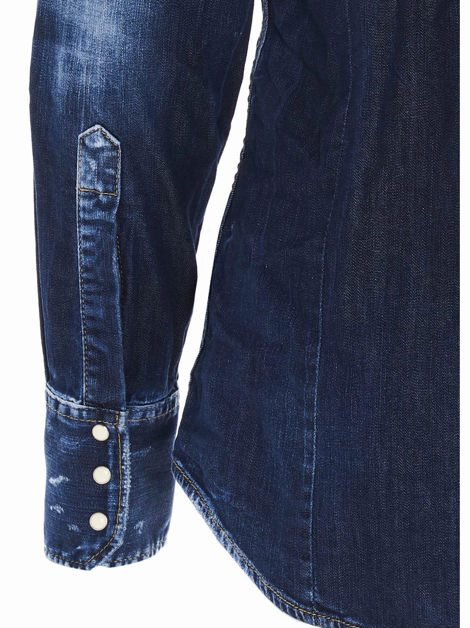 Dsquared2 Distressed Denim Shirt