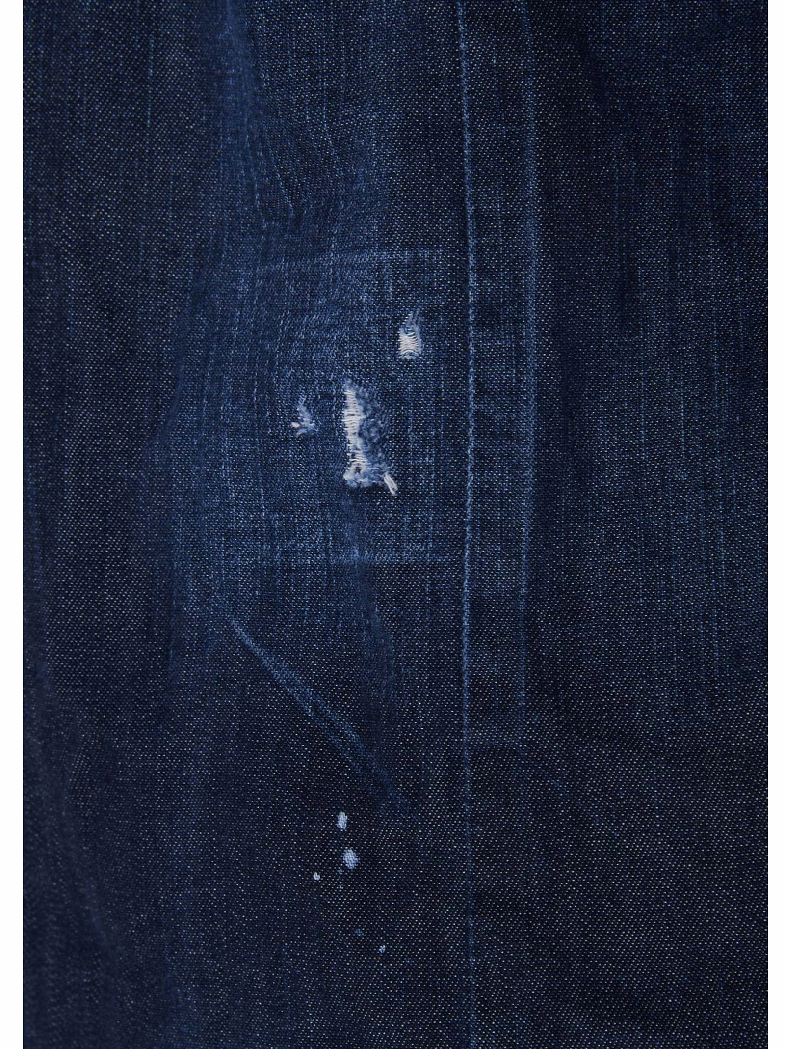 Dsquared2 Distressed Denim Shirt