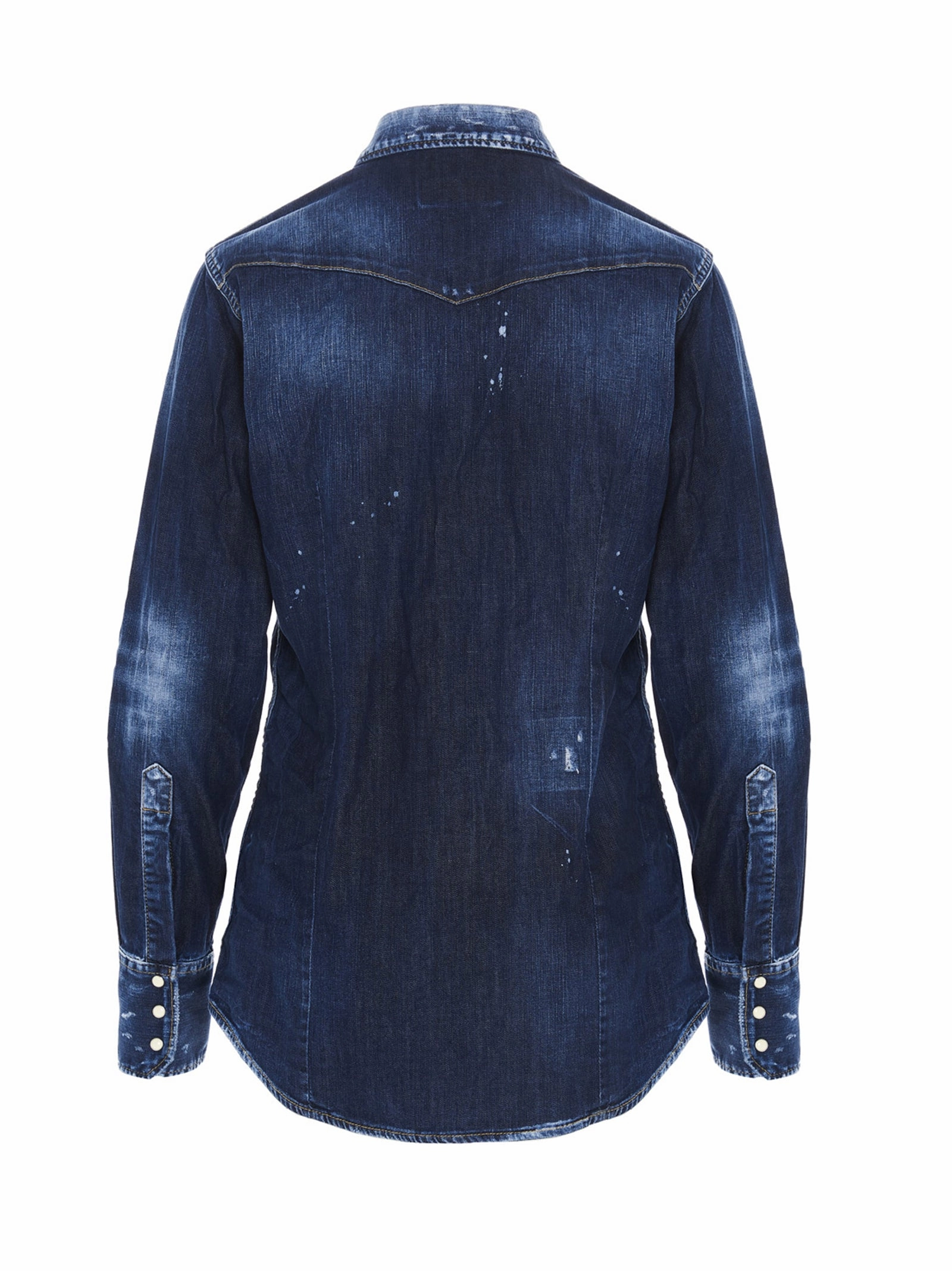 Dsquared2 Distressed Denim Shirt