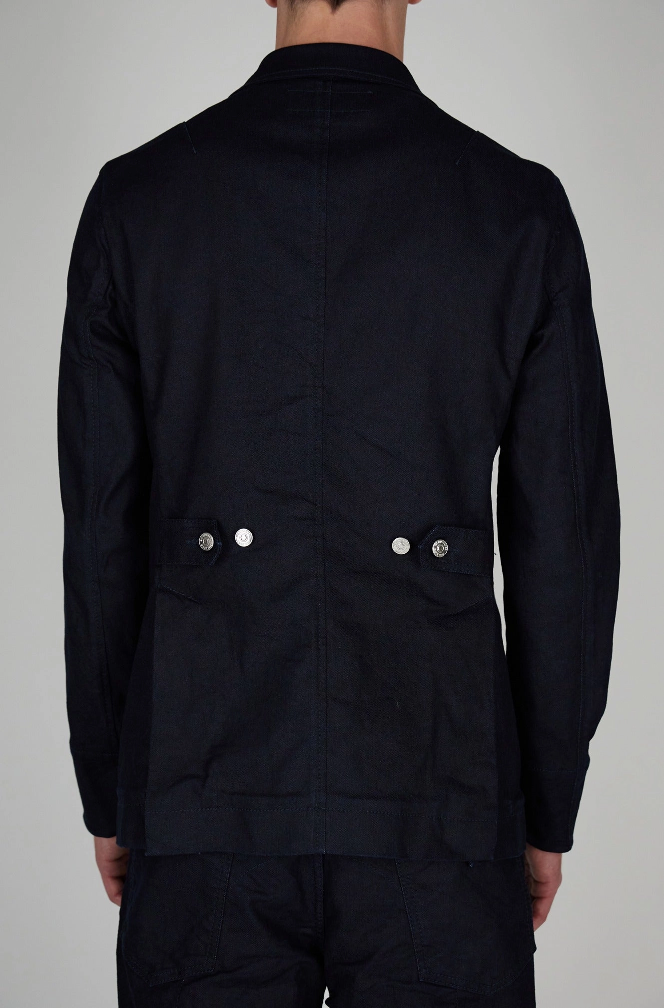Dsquared2 Logo Patch Stretched Denim Jacket