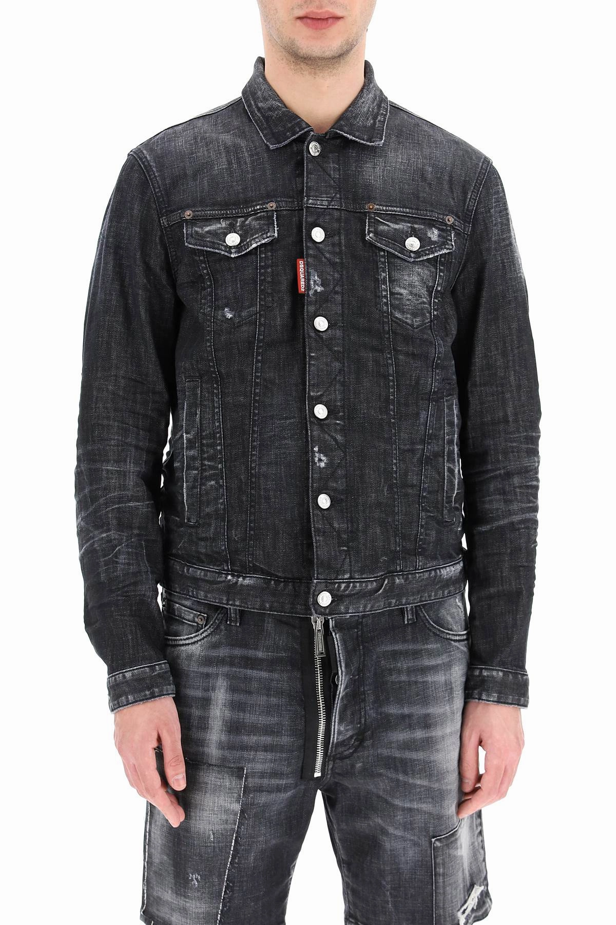 Dsquared2 Logo Tag Denim Jacket