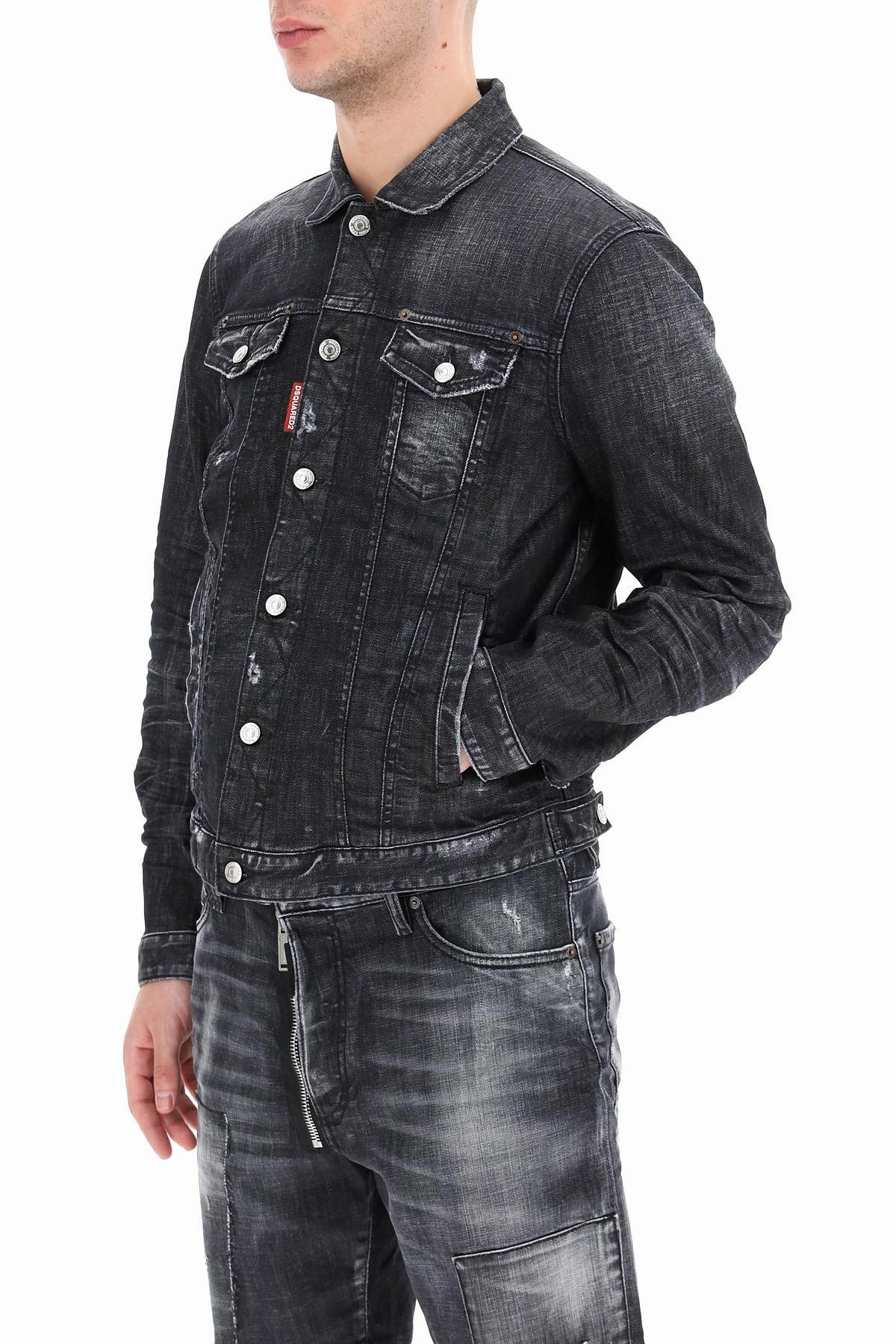 Dsquared2 Logo Tag Denim Jacket