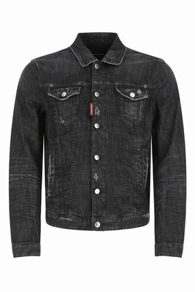Dsquared2 Logo Tag Denim Jacket