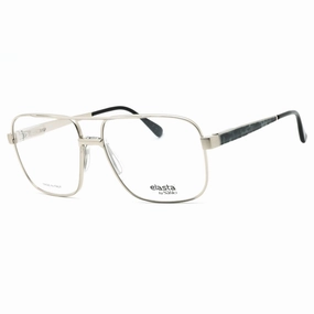 Elasta Men's Eyeglasses - Grey Marble Navigator Full Rim Frame | E 3055 0L32 00