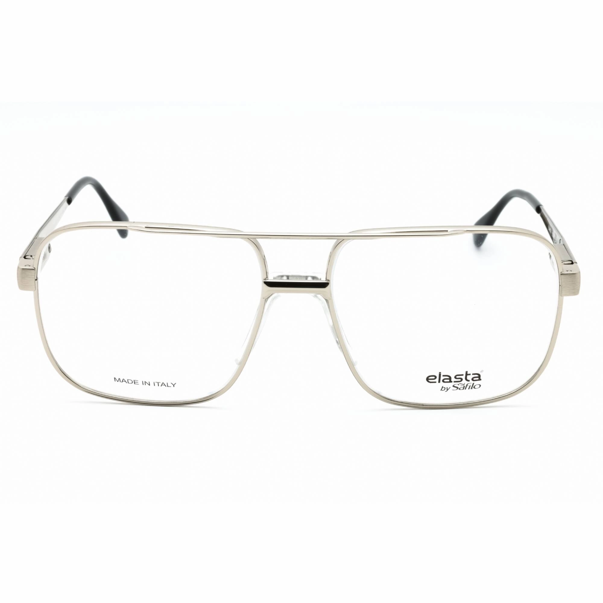 Elasta Men's Eyeglasses - Grey Marble Navigator Full Rim Frame | E 3055 0L32 00