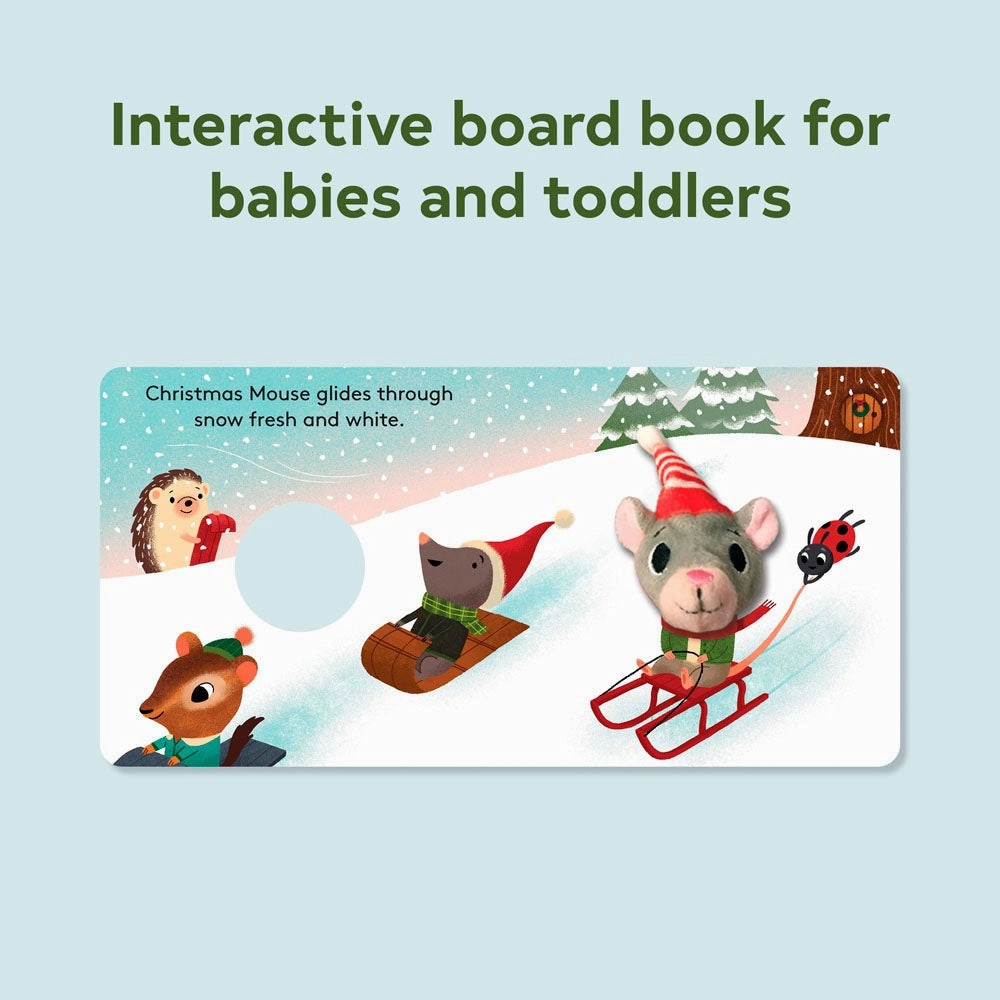 Finger Puppet Board Book - Christmas Mouse