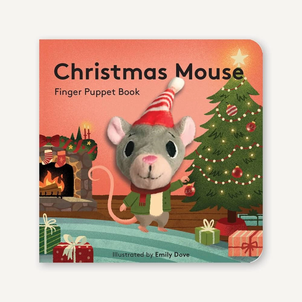 Finger Puppet Board Book - Christmas Mouse