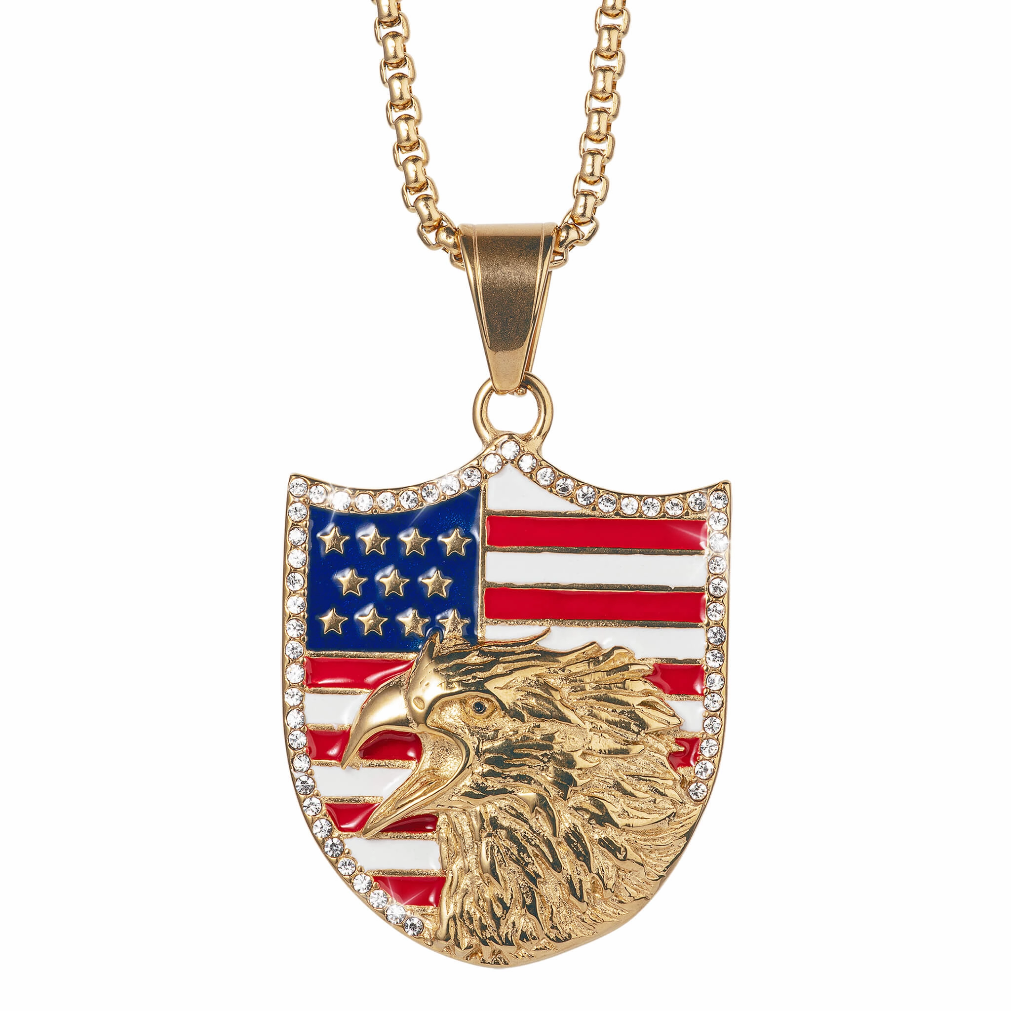 Freedom Shield Pendant & Boot Knife Set