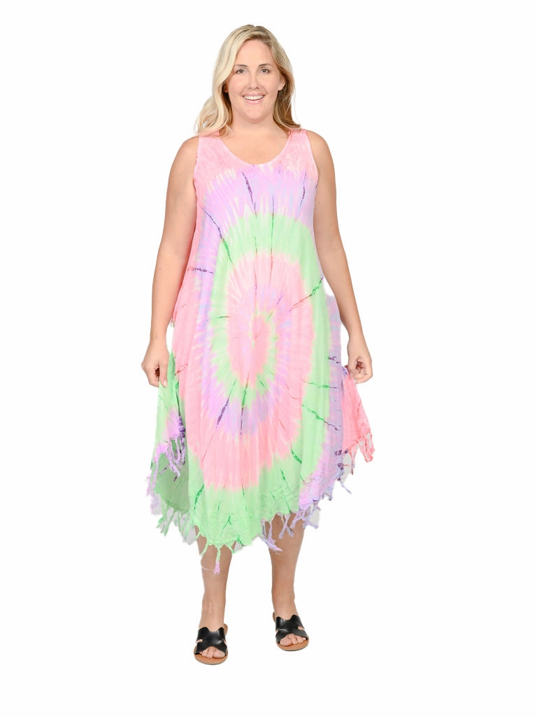 Fringe bottom umbrella dresses