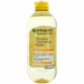 Garnier Women's Micellar Cleansing Water - Skin Active with Vitamin C, 13.5 oz