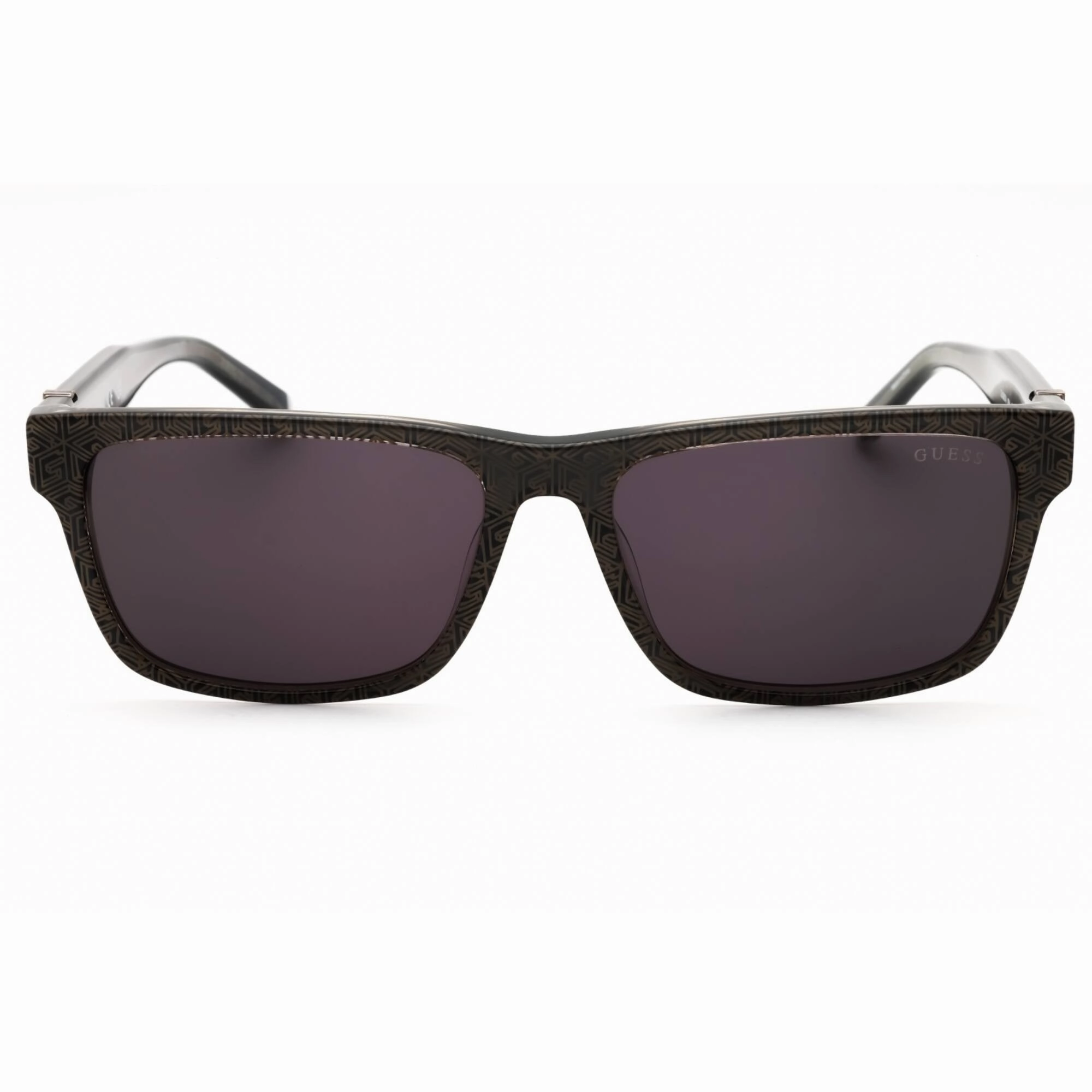 Guess Men's Sunglasses - Black/Other Plastic Full Rim Frame Smoke Lens | GU00074 05A