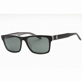 Guess Men's Sunglasses - Shiny Black Plastic Rectangular Full Rim Frame | GU00074 01R