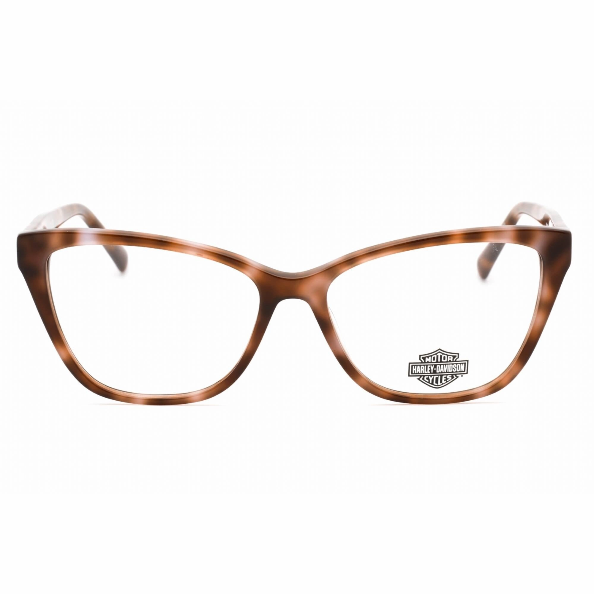 Harley Davidson Women's Eyeglasses - Light Brown/Other Cat Eye Frame | HD0573 047