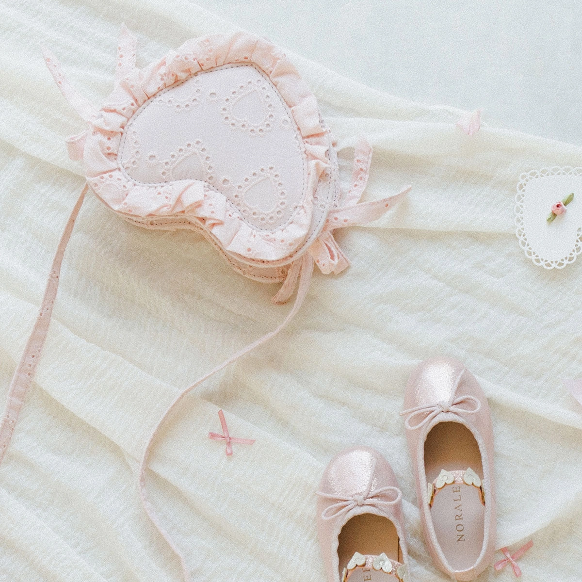 Heart Purse - Blush