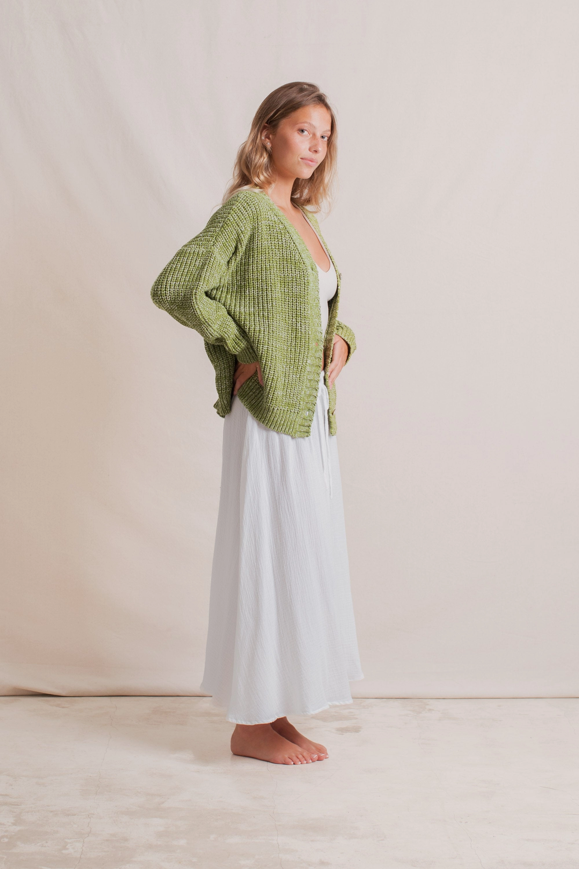 Helga Cardigan Kiwi