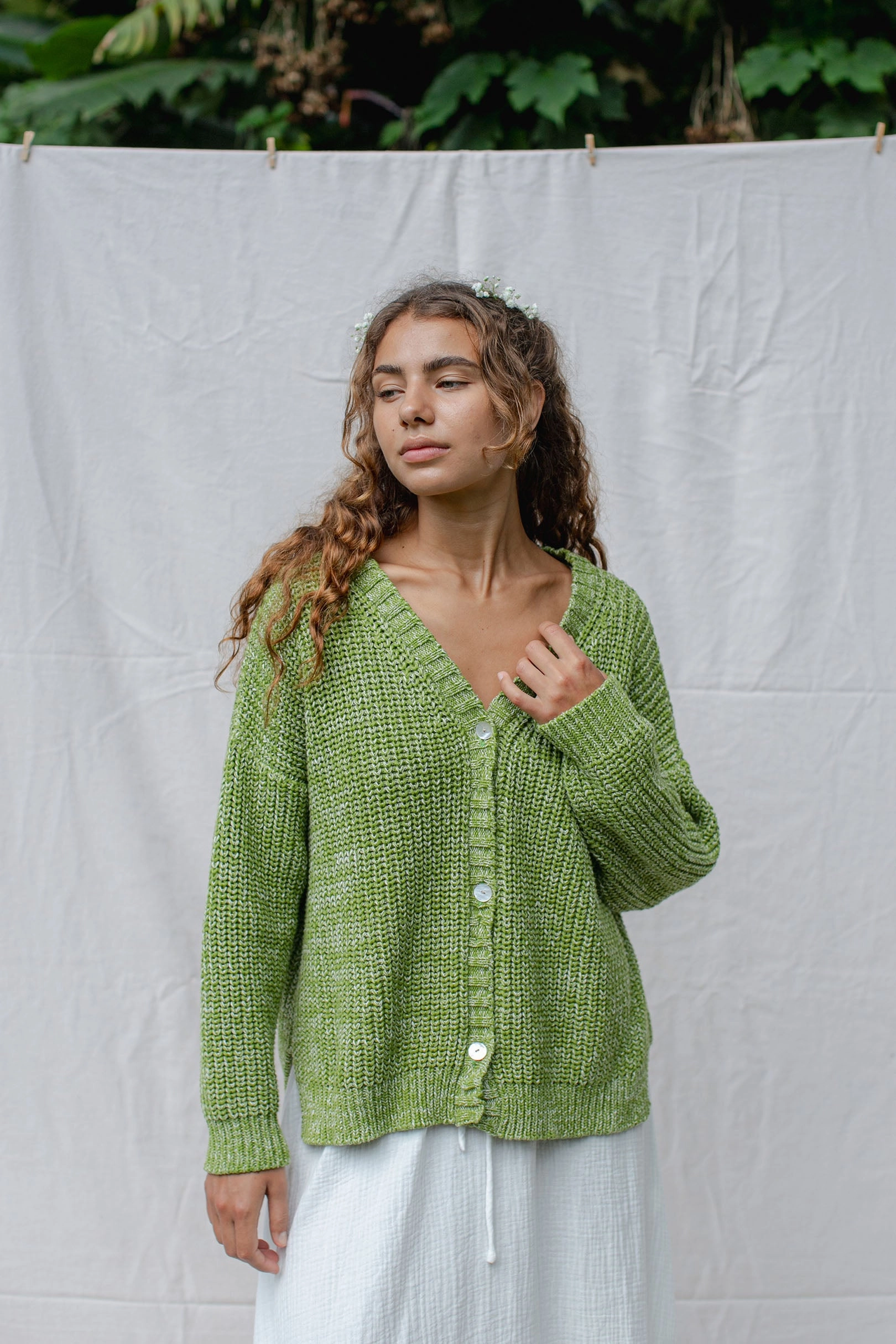 Helga Cardigan Kiwi