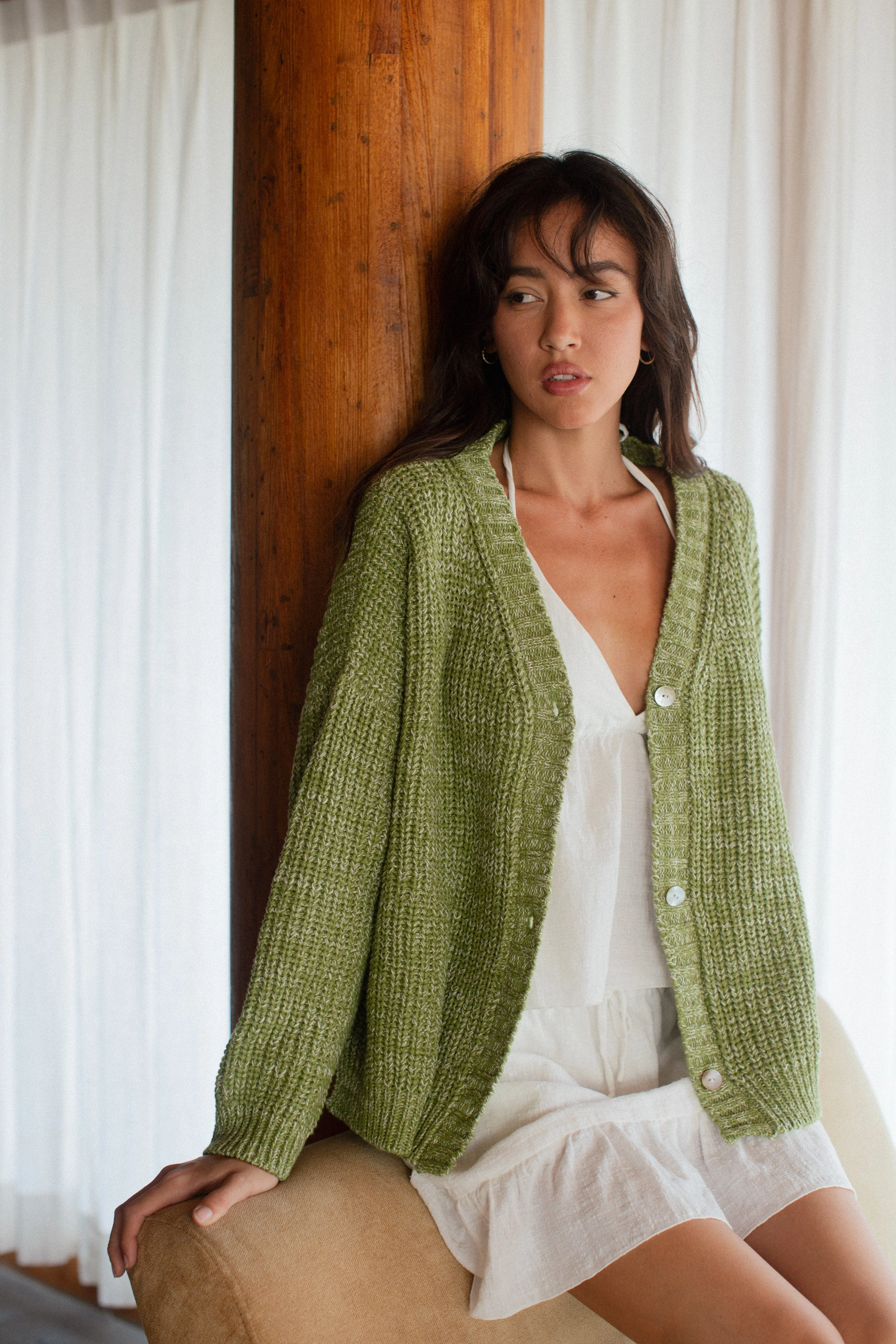 Helga Cardigan Kiwi