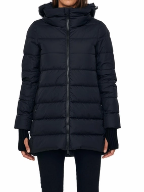 Herno Hooded Zip-Up Quilted Jacket