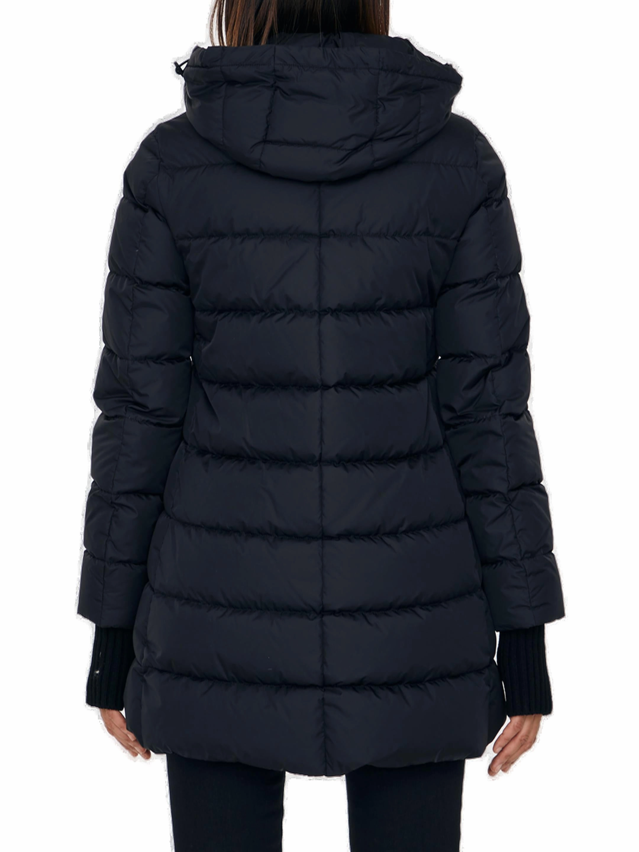 Herno Hooded Zip-Up Quilted Jacket