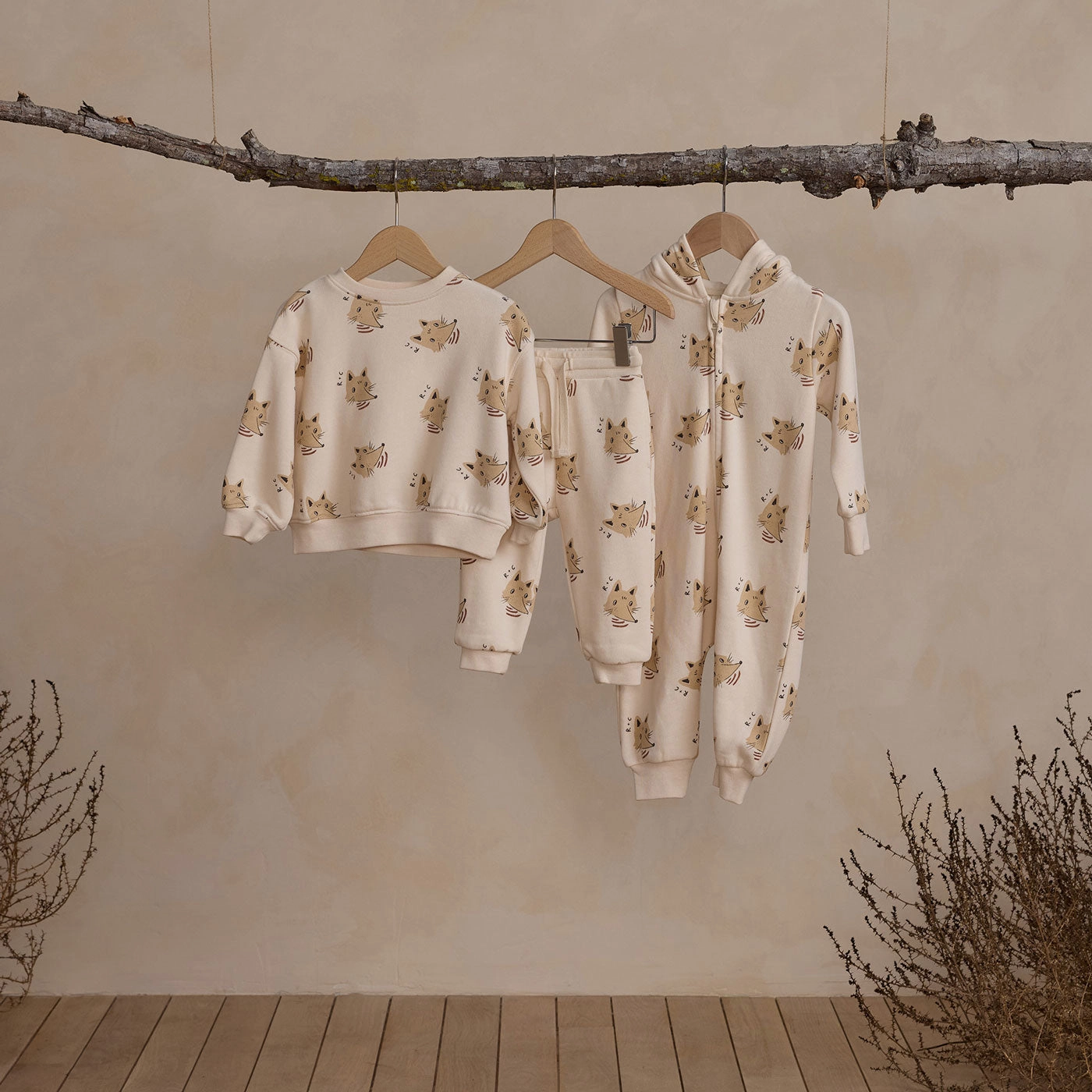 Hooded Jumpsuit - Coyote - Natural - FINAL SALE