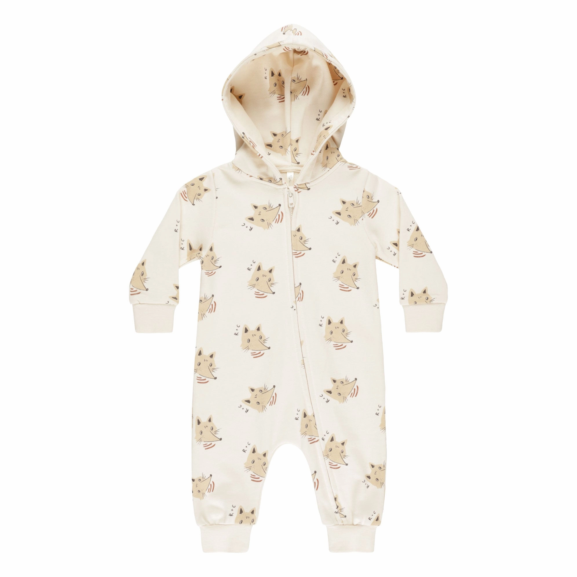 Hooded Jumpsuit - Coyote - Natural - FINAL SALE