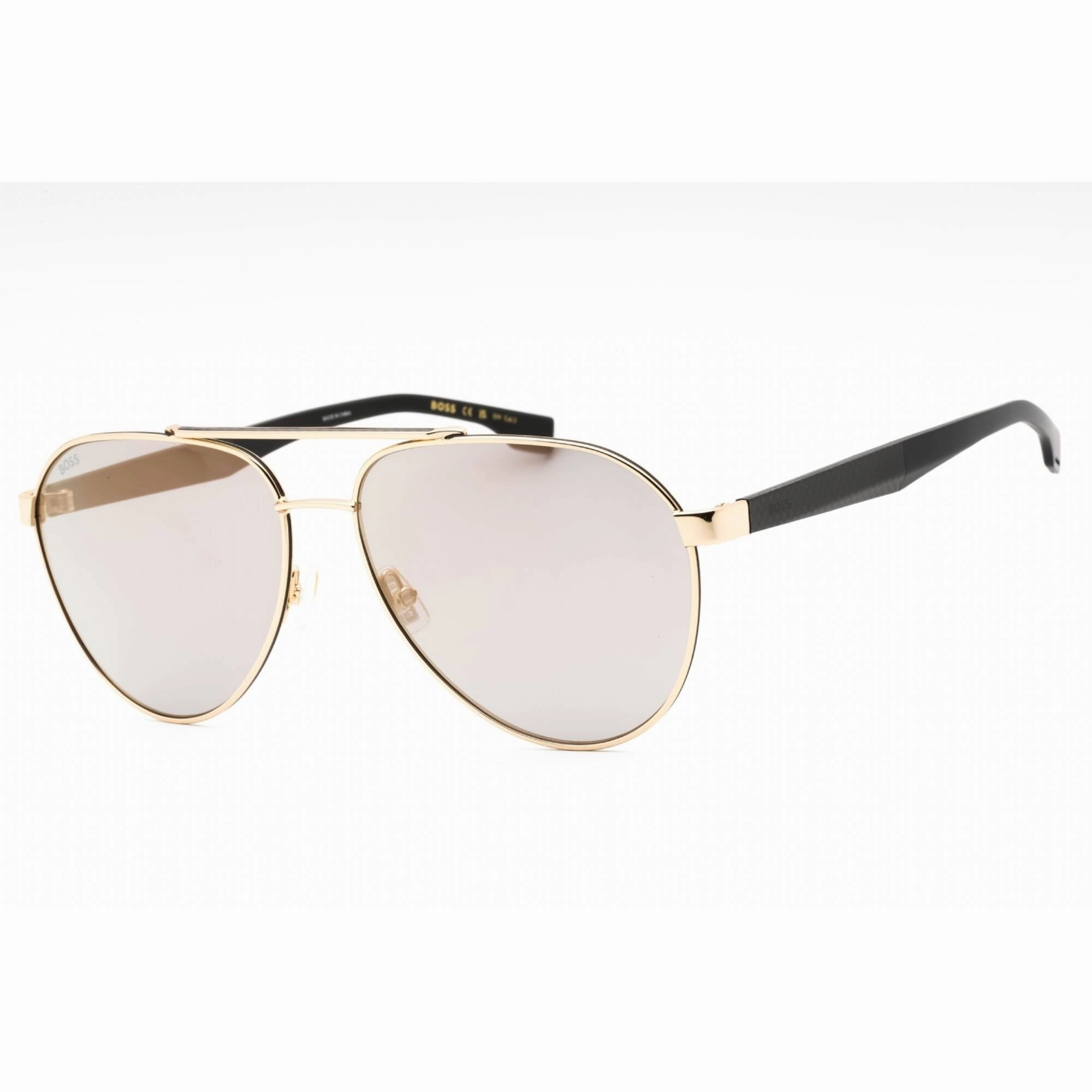 Hugo Boss Men's Sunglasses - Gold Black Metal Frame | BOSS 1485/S 0RHL WM