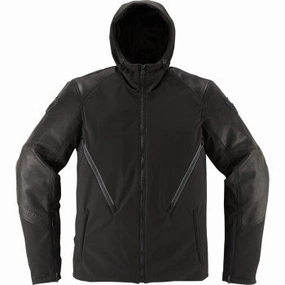 Icon Basehawk 2 Men's Motorcycle Jacket Black