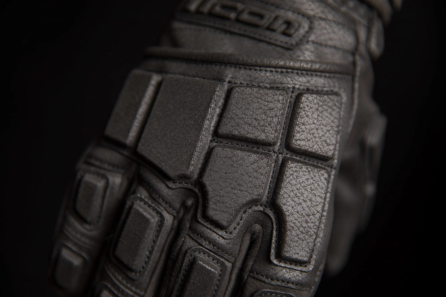 Icon Motorhead 3 Men's Motorcycle Glove Black