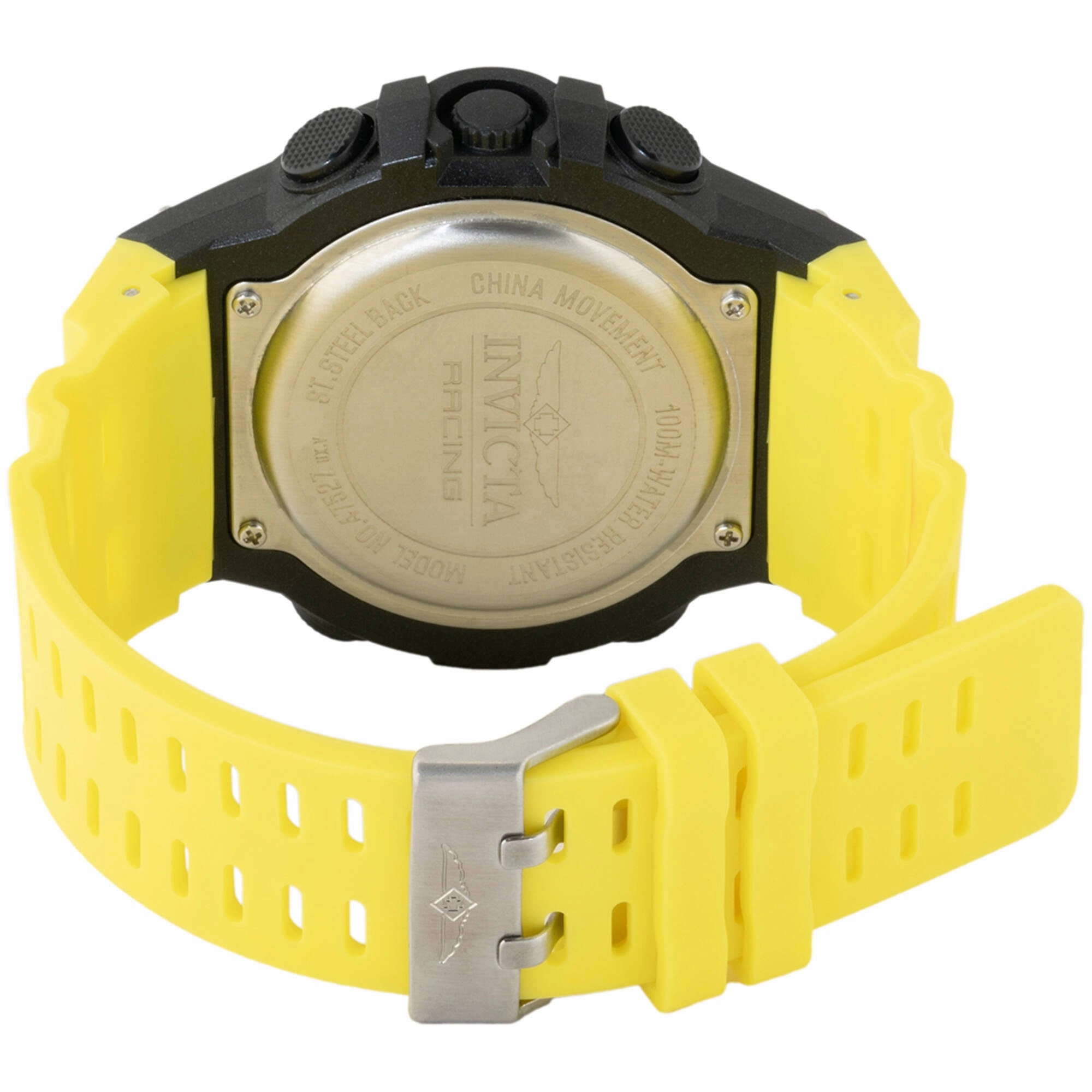 Invicta Men's Watch - Invicta Racing Digital Dial Yellow Polyurethane Strap | 47527