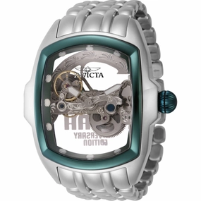 Invicta Men's Watch - Lupah Automatic Ghost Bridge Dial Silver Tone Bracelet | 45895