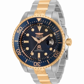 Invicta Men's Watch - Pro Diver Automatic Blue Dial Two Tone Steel Bracelet | 33315