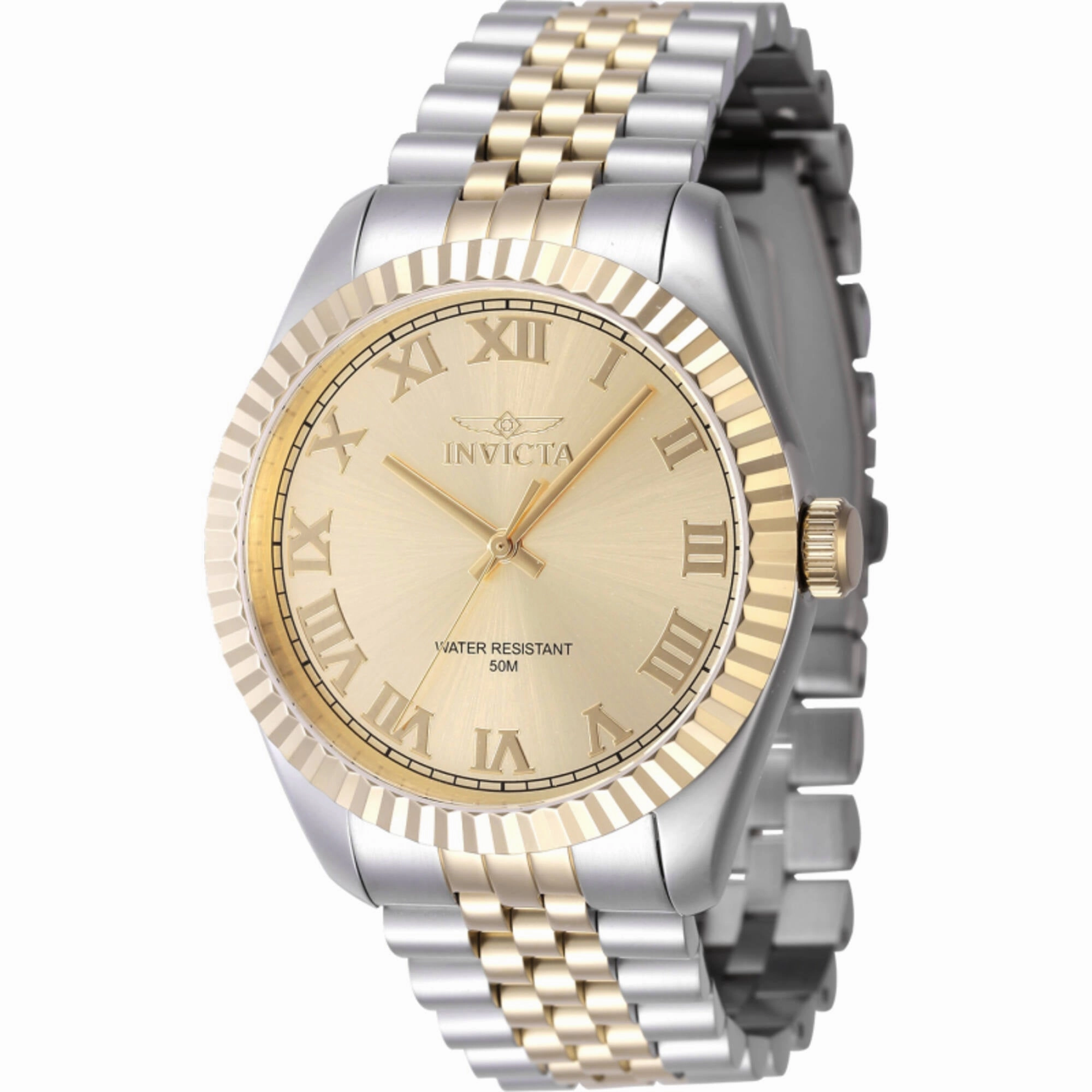Invicta Men's Watch - Specialty Gold Dial Two Tone Steel Bracelet Quartz | 47404