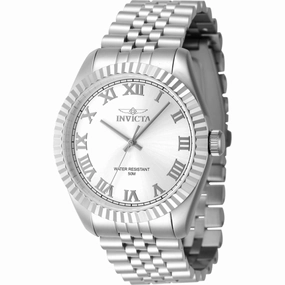 Invicta Men's Watch - Specialty Silver Dial Stainless Steel Bracelet Quartz | 47397