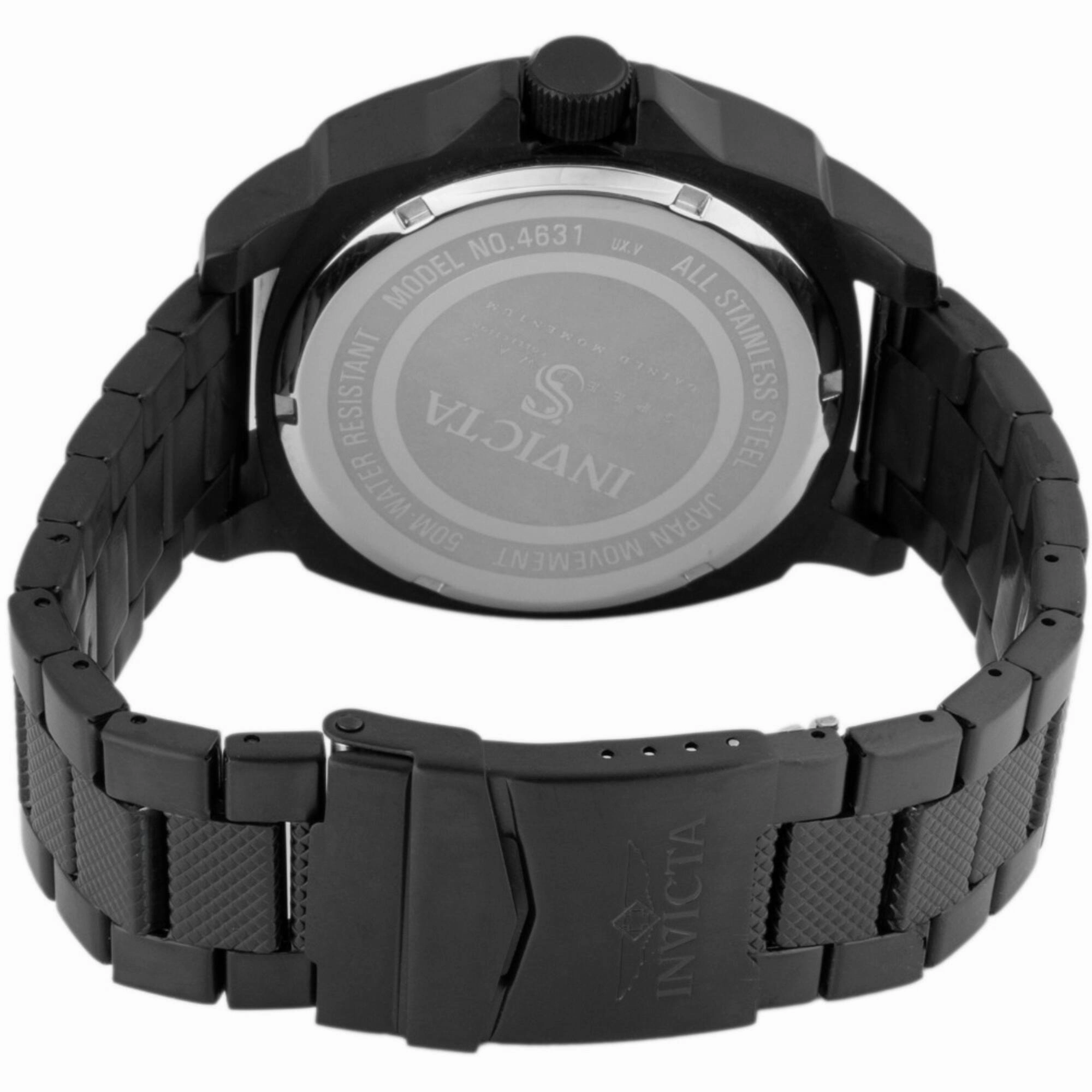 Invicta Men's Watch - Speedway Red Hour Markers Quartz Black Dial Bracelet | 46315