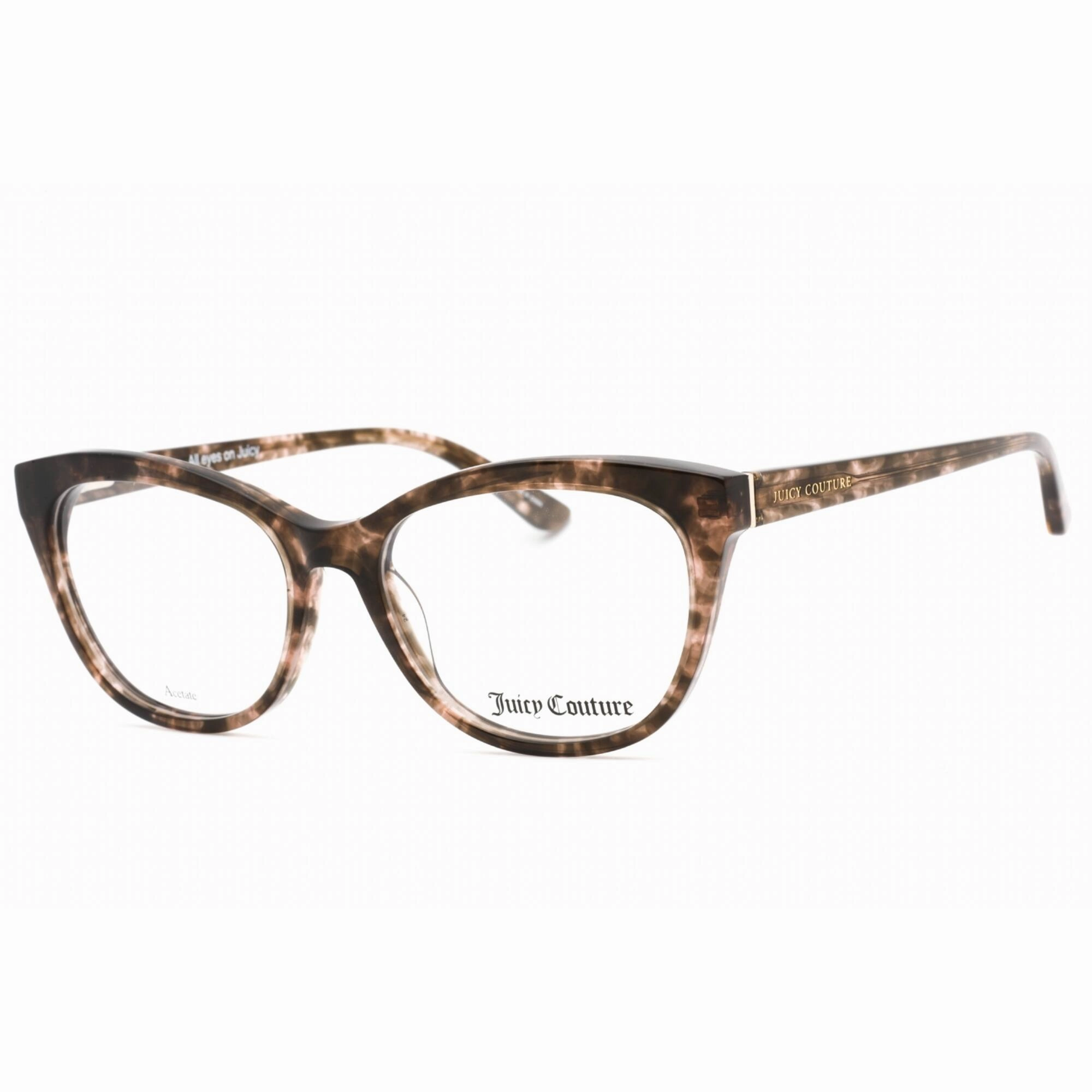 Juicy Couture Women's Eyeglasses - Havana Light Pink Cat Eye Frame | Ju 169 001K 00