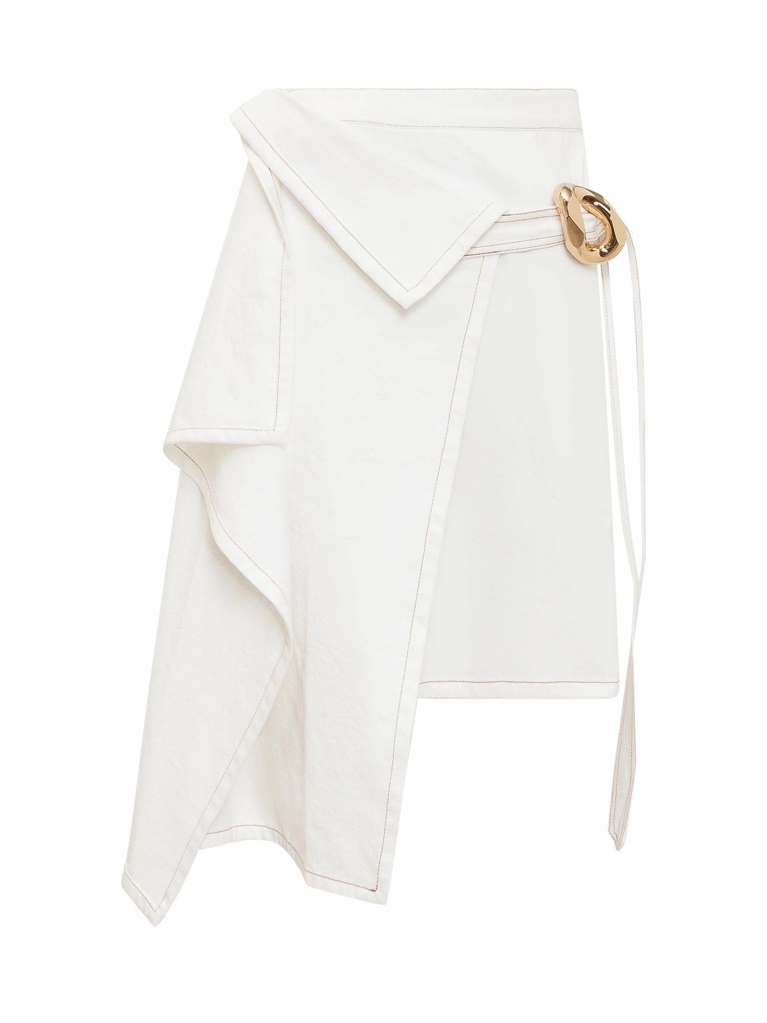 JW Anderson Asymmetric Draped Denim Skirt