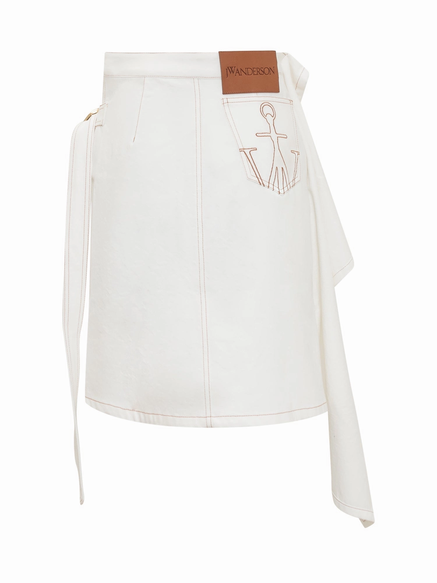 JW Anderson Asymmetric Draped Denim Skirt