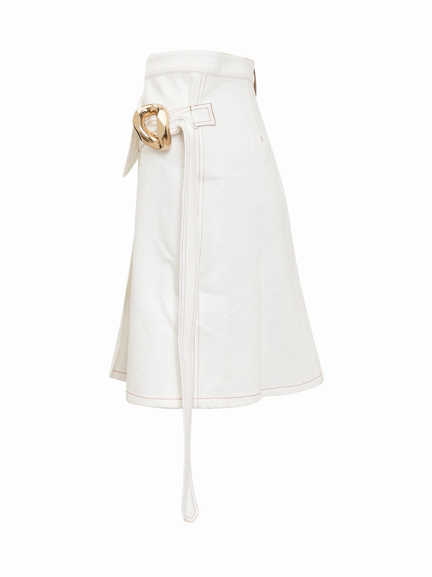 JW Anderson Asymmetric Draped Denim Skirt