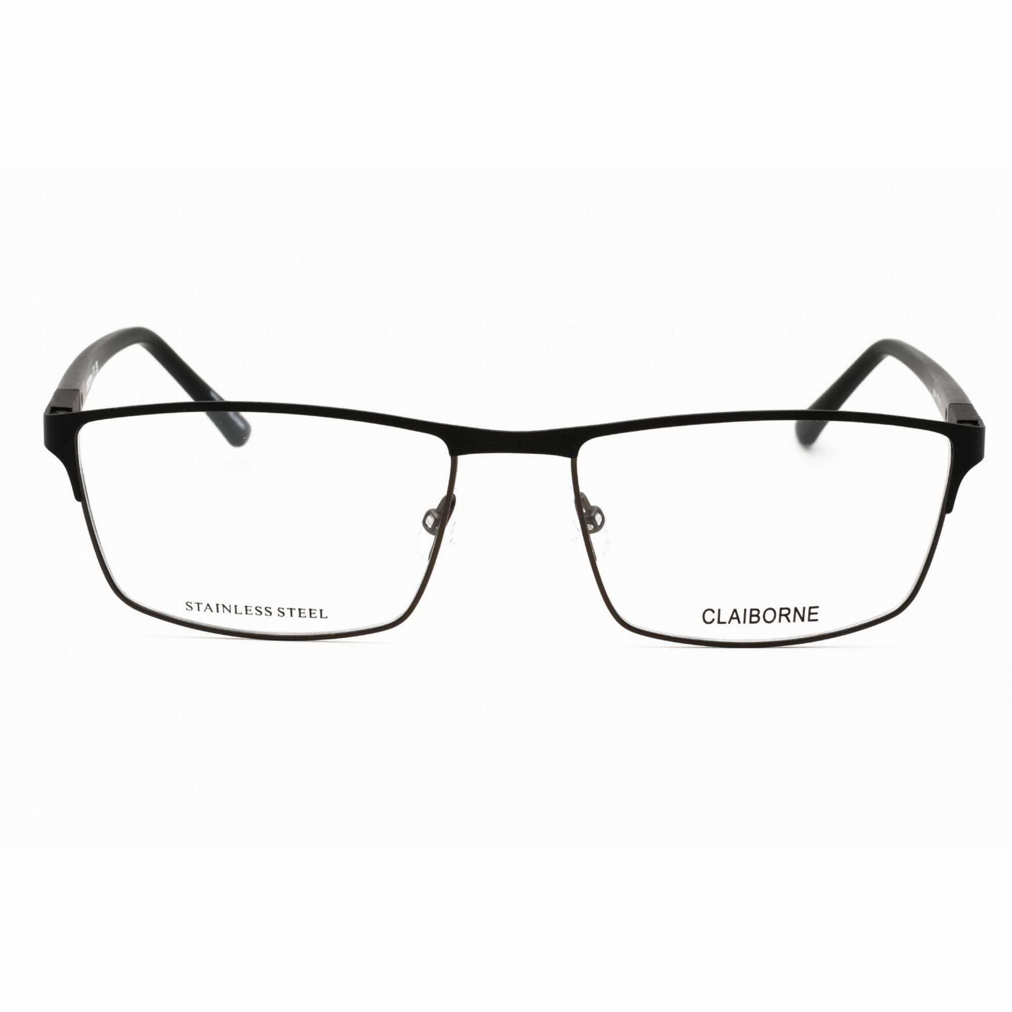 Liz Claiborne Men's Eyeglasses - Black Ruthenium Metal Rectangular | CB 264 0RZZ 00