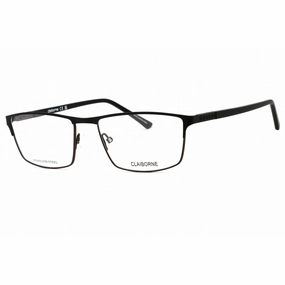 Liz Claiborne Men's Eyeglasses - Black Ruthenium Metal Rectangular | CB 264 0RZZ 00