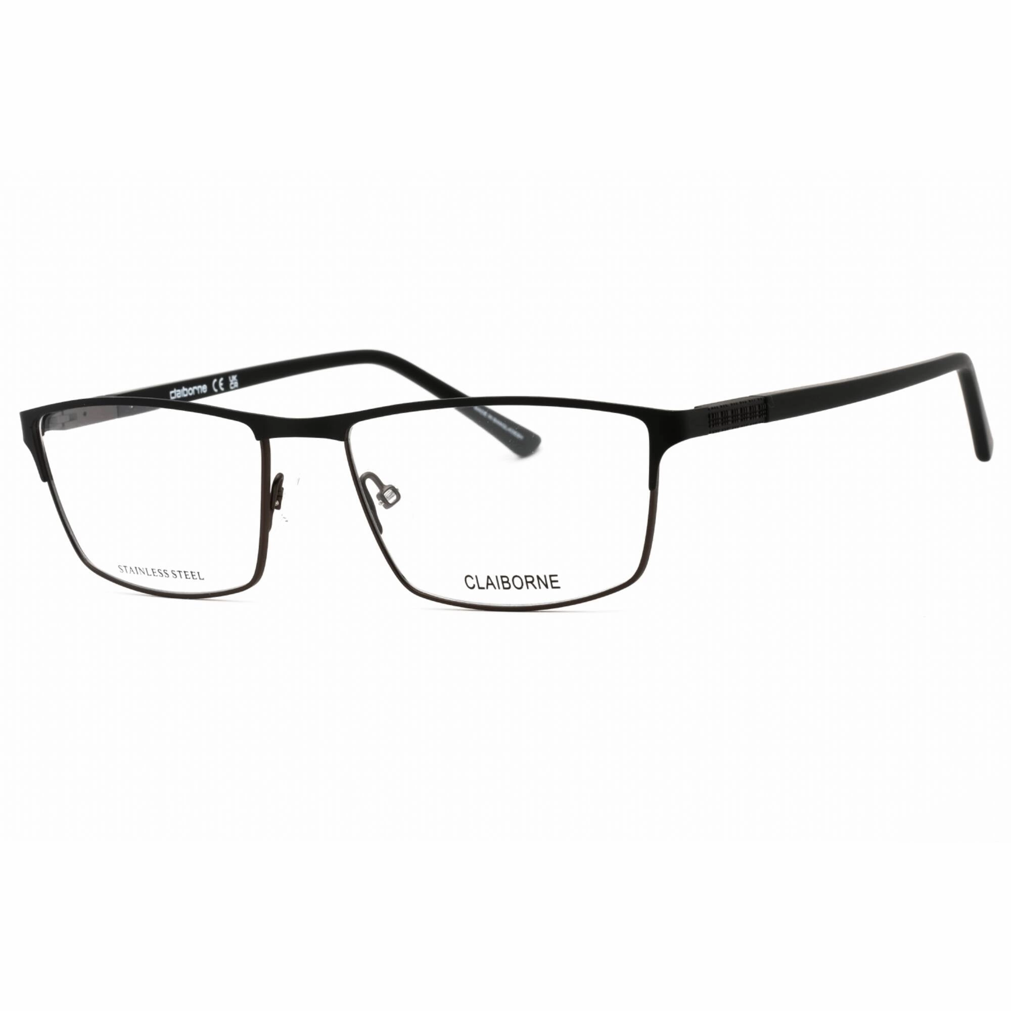 Liz Claiborne Men's Eyeglasses - Black Ruthenium Metal Rectangular | CB 264 0RZZ 00