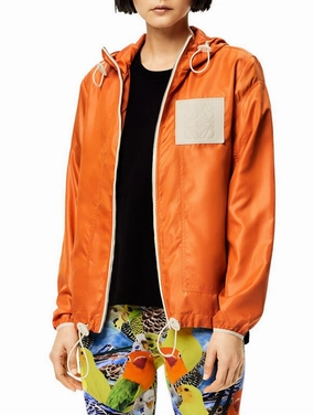Loewe Logo Patch Hooded Jacket