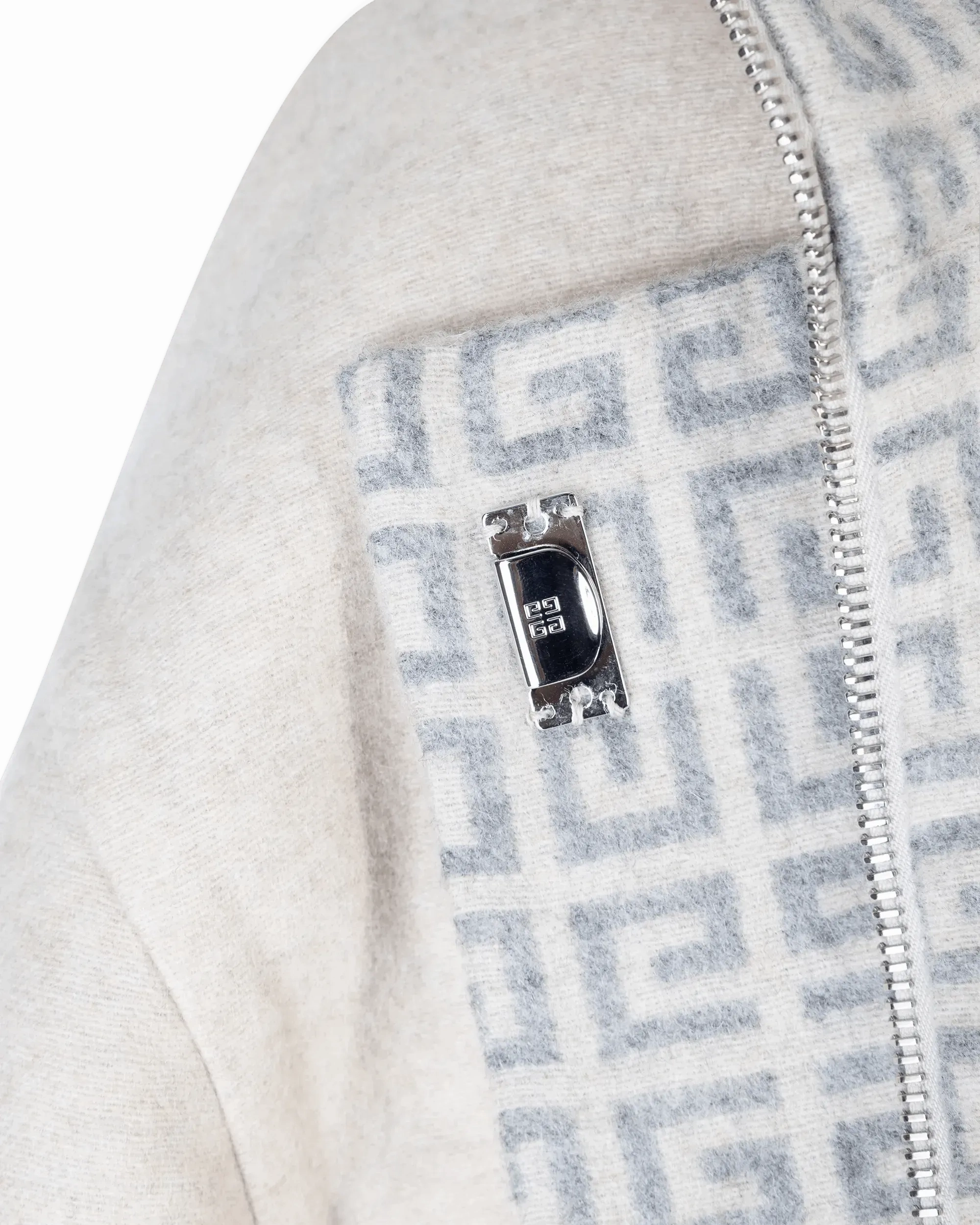 Logo-Lined Cashmere Coat