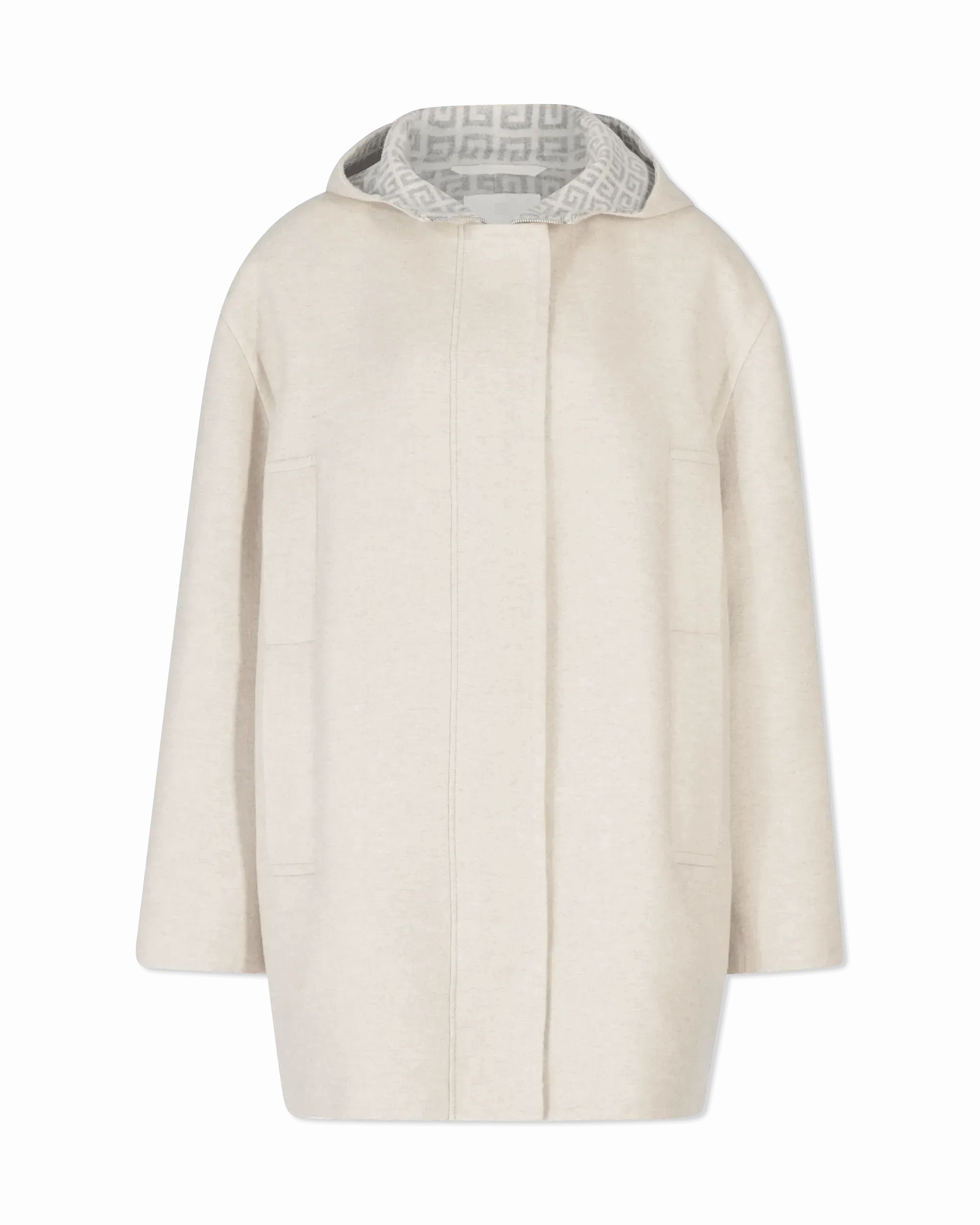 Logo-Lined Cashmere Coat