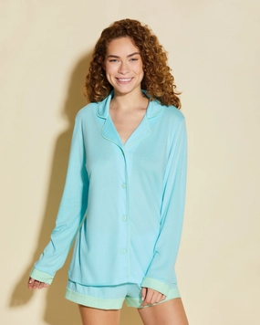 Long Sleeve Top & Boxer Pajama Set